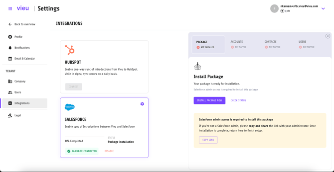 Package Install Prompt